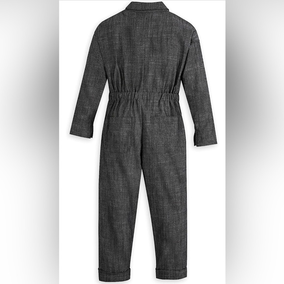 Disney Milan Jumpsuit Gray Zipper Front Elastic Waist Sizes 3 & 4 - Picture 3 of 12